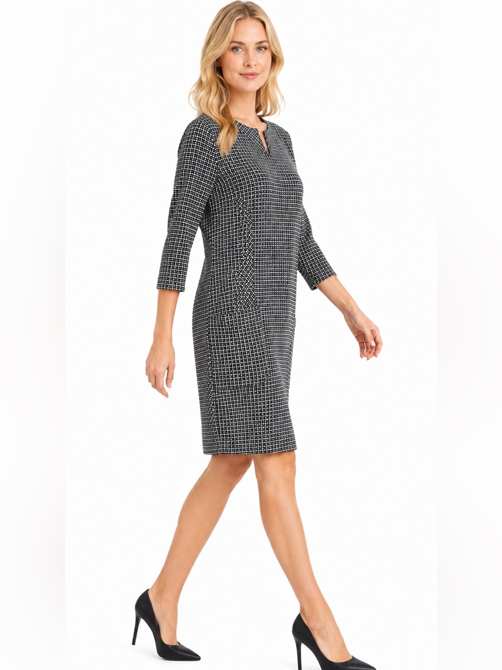 J. McLaughlin Catalyst Dress NEW! Catalina Cloth Geometric Print Medium Pockets